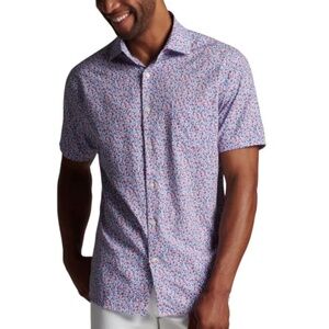 Peter Millar Dazed and Transfused Performance Button Down Shirt  NWT